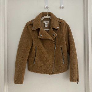 Sherpa biker/teddy jacket
